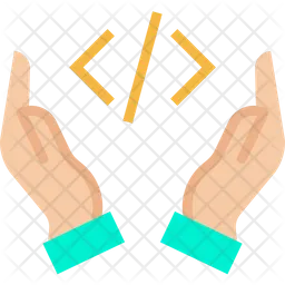 Secure Coding Icon - Download in Flat Style