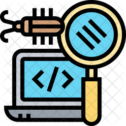Secure Coding Icon - Download in Colored Outline Style