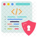 Secure Coding Secure Website Secure Programming Icon