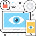 Secure Communication Vision Icon