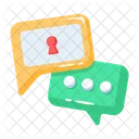 Secure Communication Chat Protection Secure Chat Icon