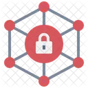 Secure Connection Blockchain Privacy Icon