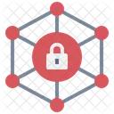 Secure Connection Blockchain Privacy Icon
