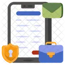 Secure Contract Contract Coverage Contract Security Icon