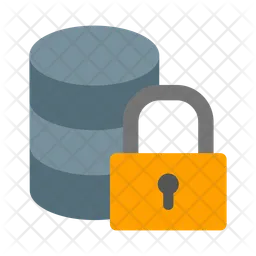 Secure Data Icon - Download in Flat Style