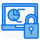 Laptop Chart Security Icon