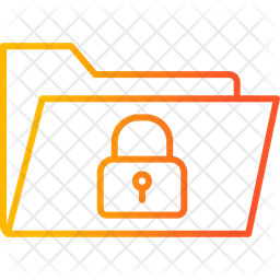 Secure Data Icon - Download in Gradient Style