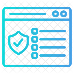Secure Data Icon - Download in Gradient Style