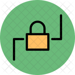 Secure Data Icon - Download in Rounded Style