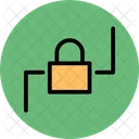 Secure Data Data Hosting Icon