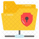 Secure Data Network Icon