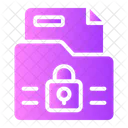 Secure Data Document File Icon