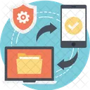 Secure Data Exchange Icon