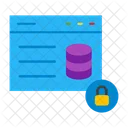 Secure Data  Icon