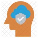 Human Head Thinking Mind Icon