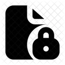 Secure Data Lock File Secure File Icon