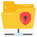 Secure Data Network Icon