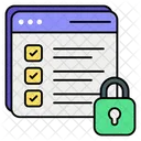 Secure Data Data Protection Security Icon