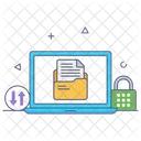 Secure Data Transfer  Icon
