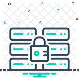 Secure Database Icon