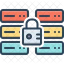Secure Database Password Security Icon