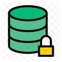 Secure Database Lock Database Database Icon