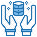 Secure Database Data Big Data Icon
