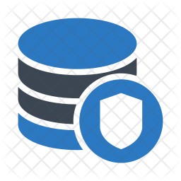 Secure Database Icon - Download in Flat Style