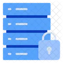 Database Padlock Protection Icon