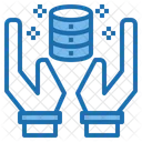Secure Database Data Big Data Icon