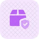 Secure Delivery Delivery Protection Box Shield Icon