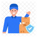 Secure Delivery  Icon