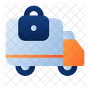 Secure Delivery Truck  Icon