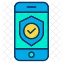 Shield Mobile Mobile Security Safe Device Icon