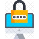 Secure Device Password Protection Lock Computer Icon