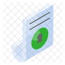 Secure Document Archive Icon