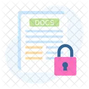 Secure Document Encryption Icon