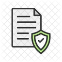 Secure Document Secure File Document Icon