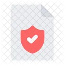 Secure Document Protection Icon