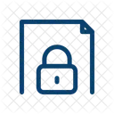 Secure Document  Icon