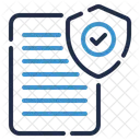 Document Security Protection Technology Icon