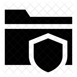 Secure Document Icon Of Glyph Style Available In Svg Png Eps Ai Icon Fonts