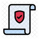 Secure Document File Protection Document Icon