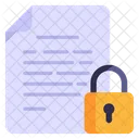 Secure Document  Icon