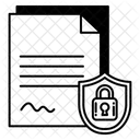 Secure Document Secure File Document Icon