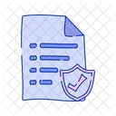 Secure Document Secure File Document Icon