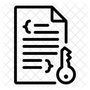 Line Secure Document Encrypted File Access Control Icon