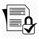 Secure Document Secure File Document Icon