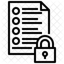 Secure Document  Icon