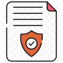 Secure Document  Icon